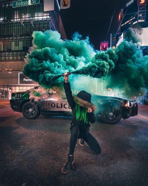 police car