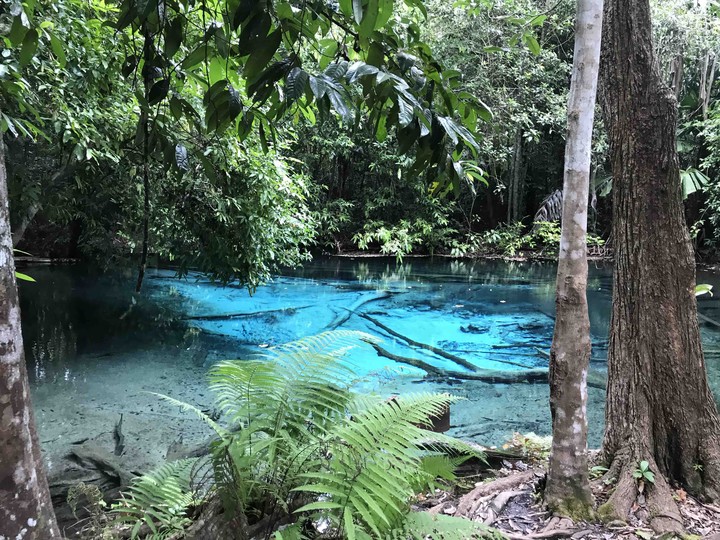 blue pool Krabi Thailand