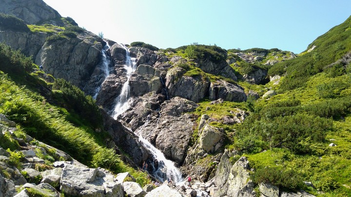 Waterfall in the mountains
