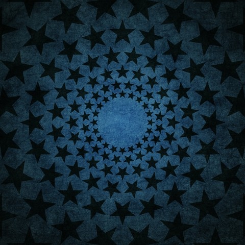 Black Stars On Blue