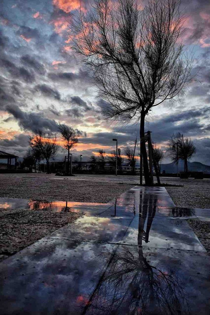 sun down