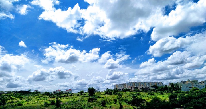 GreenWorld+BlueSKY+WhiteClouds