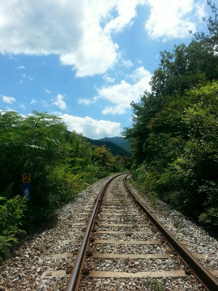 여름날의 기찻길