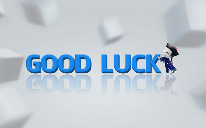 Good luck