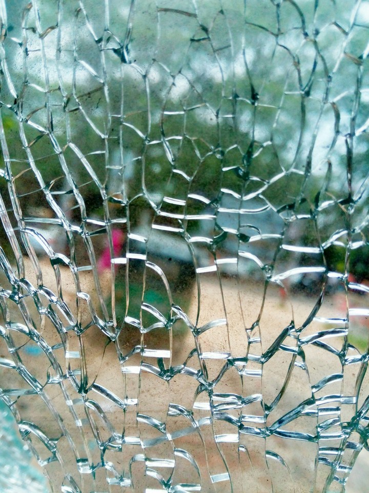 broken glass