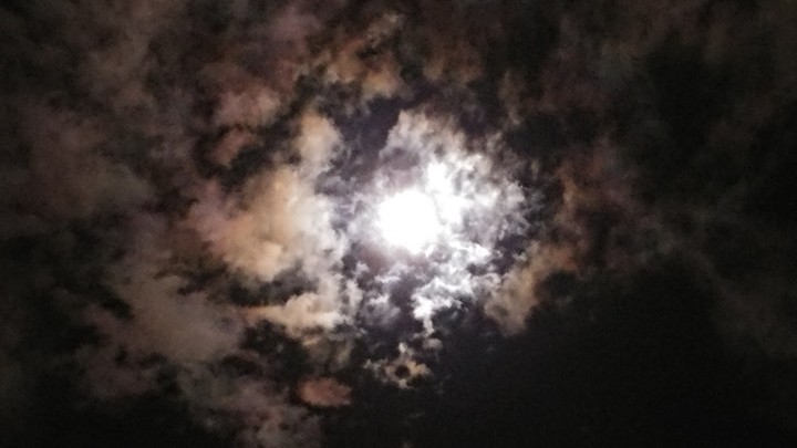 creepy full moon