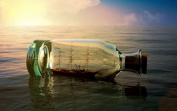 boat in bottle