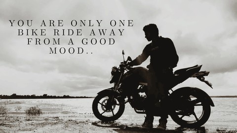 You are only one bike ride away from a good mood