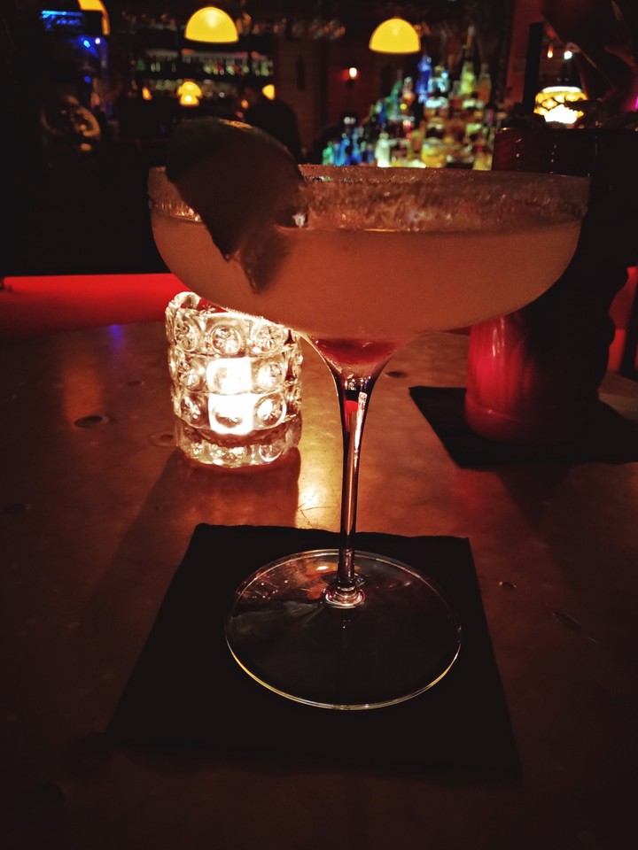 Drinking Margherita