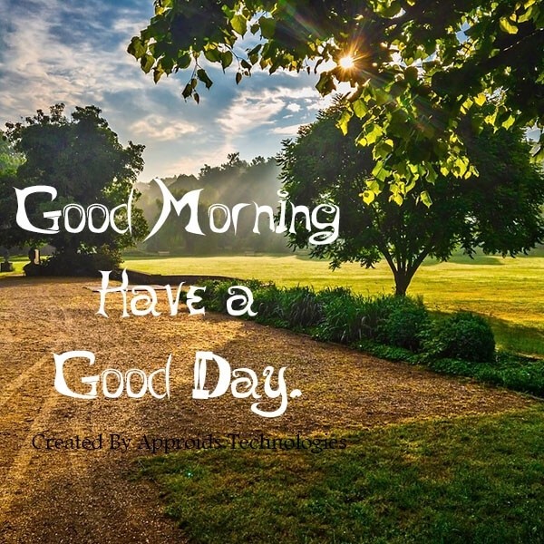 Good morning