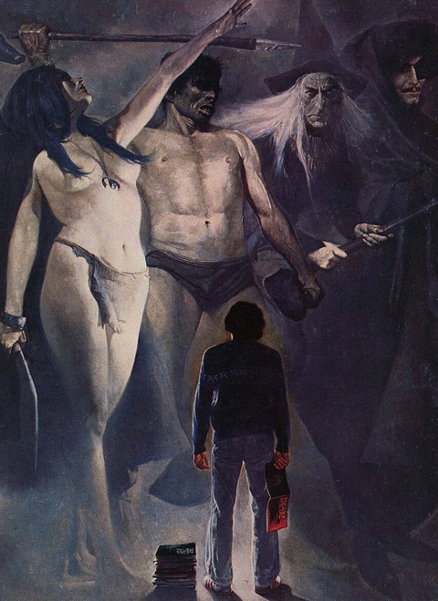 шпалери Standing, Painting