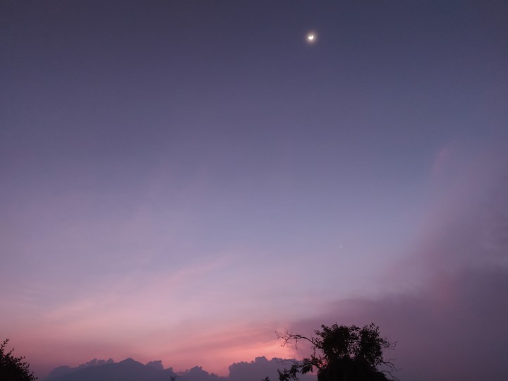 moon's alone but still strong