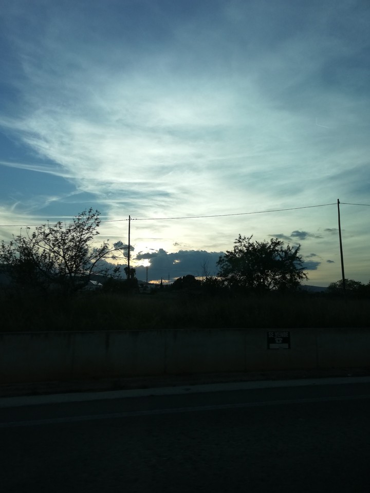 sunset in spain