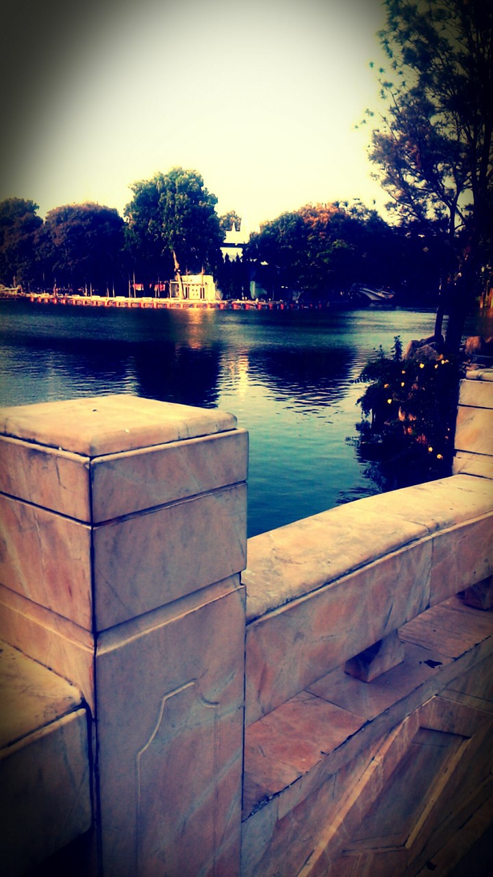 by the lake!