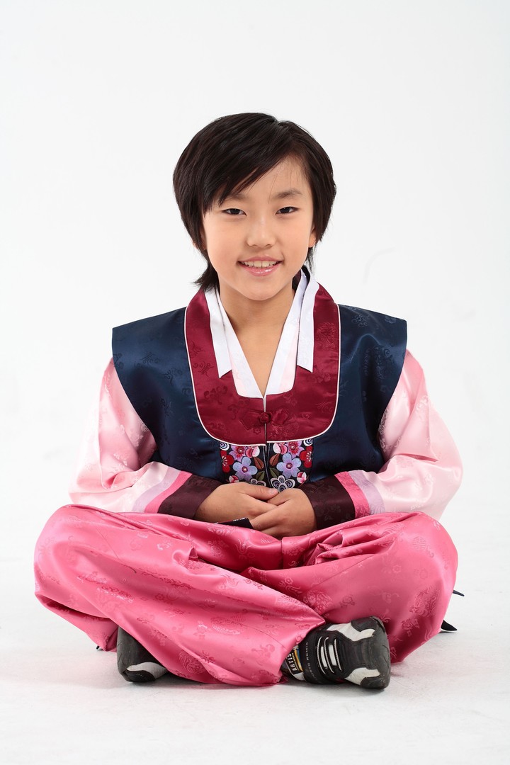 Family in Korean Dress