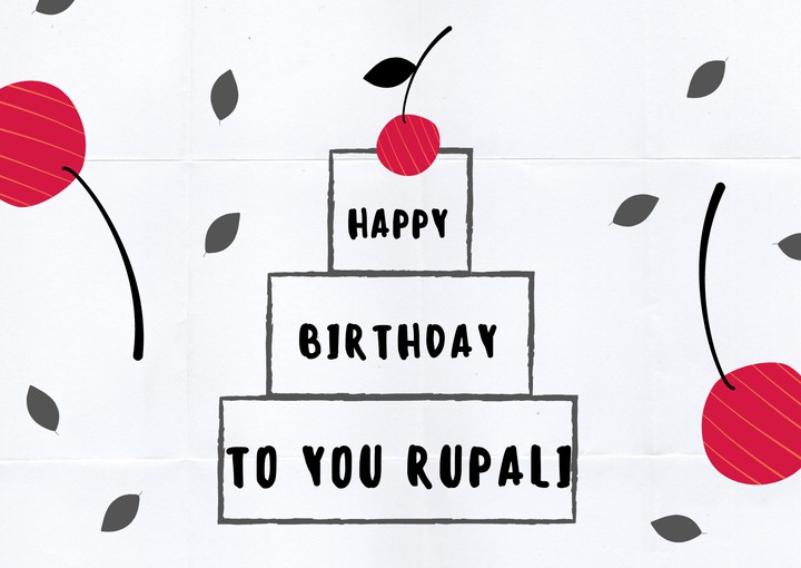 Happy Birthday Rupali♥️