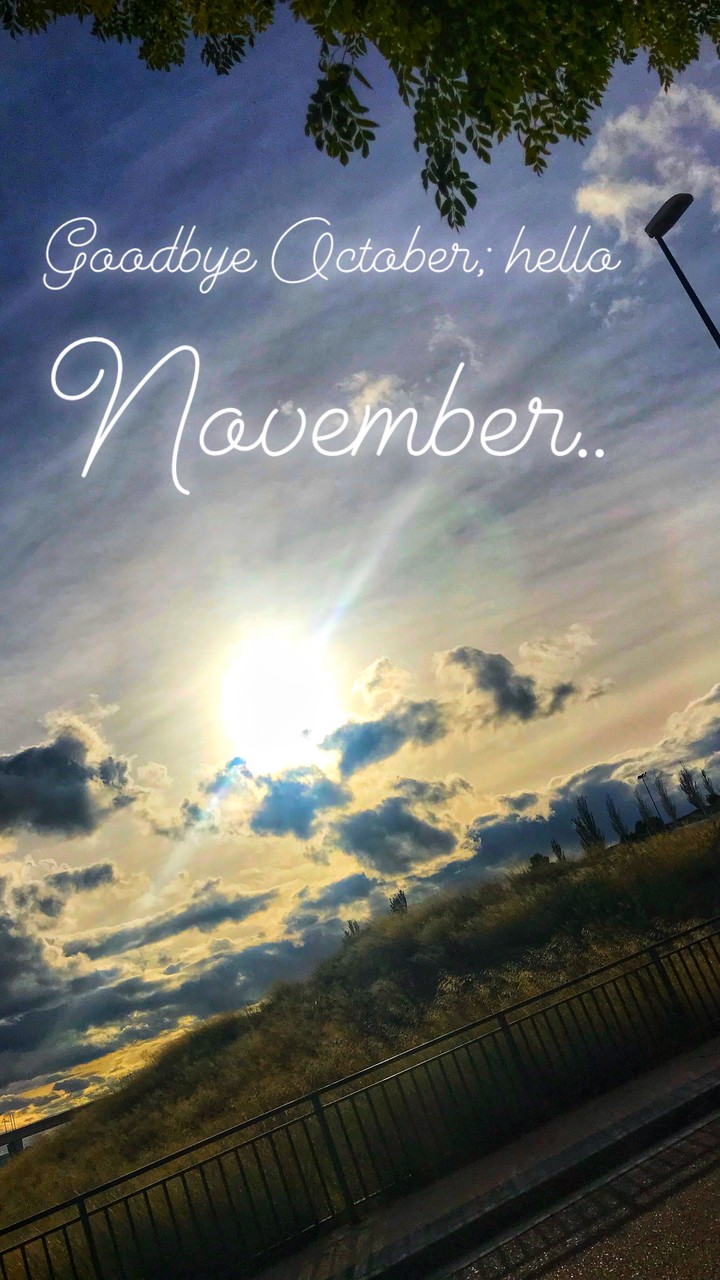 Hello November.. :)