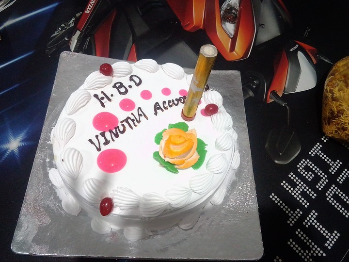my birthday celebration cake ..in my office