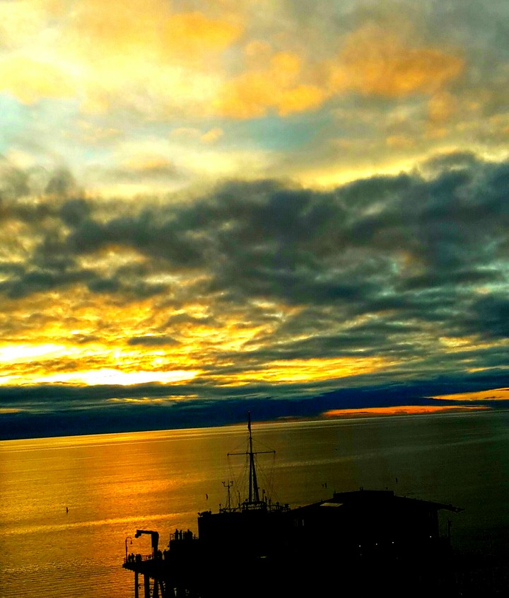 Sunset Santa Monica California