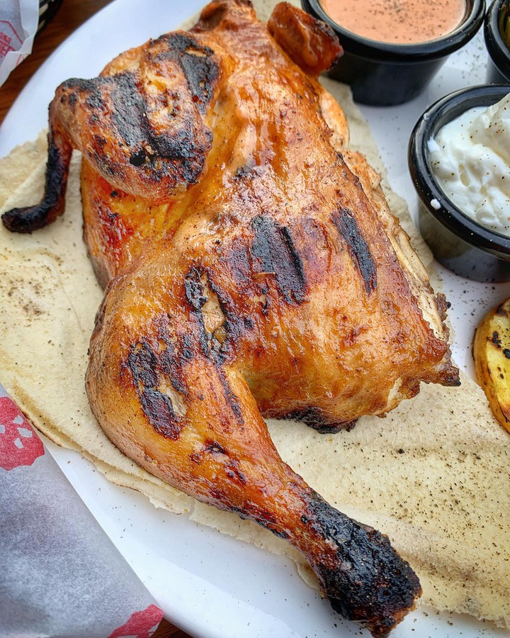 Grilled and broasted chicken