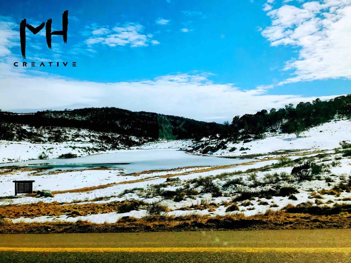snowy mountains