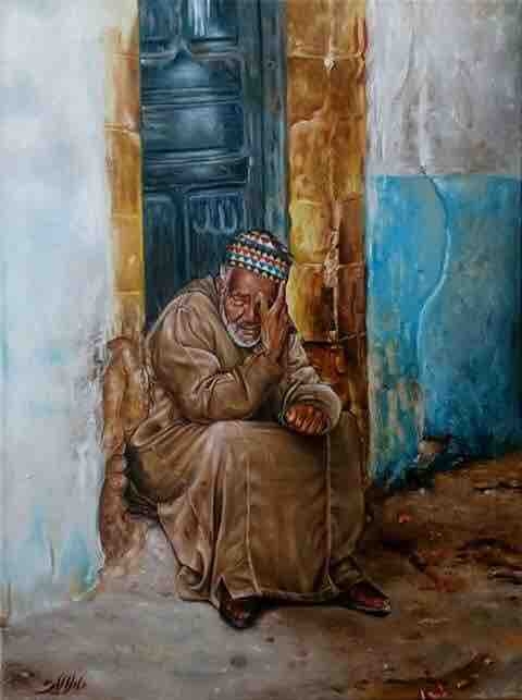 صورة لرجل حزين | A picture of a sad man