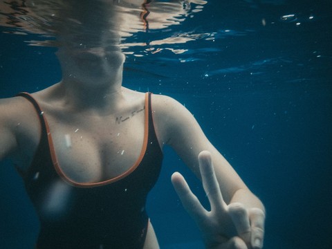 fonds d'écran swimmer, underwater