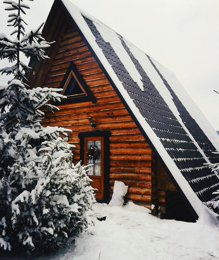 house in the mountains