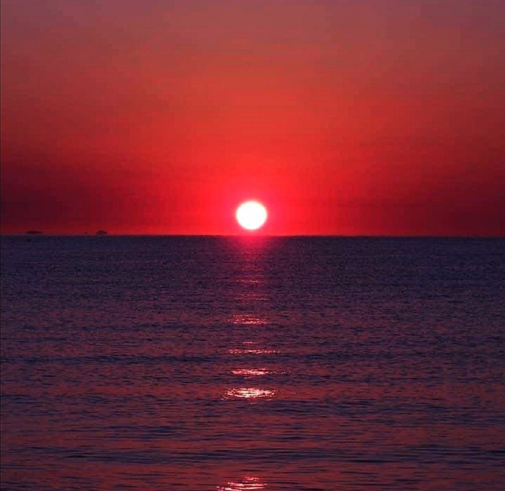 Reddish sunset