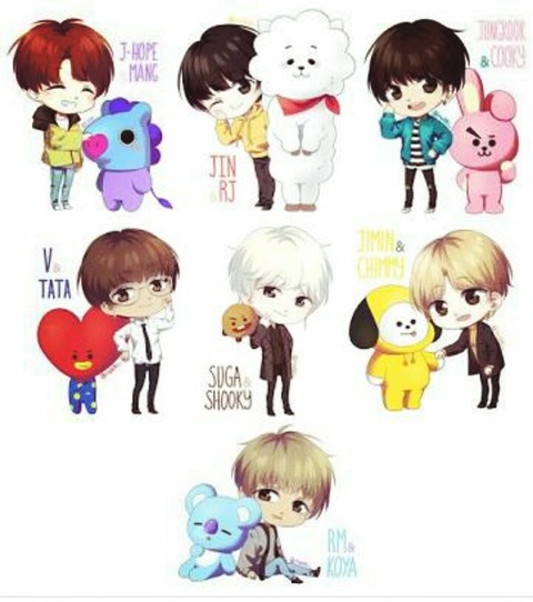 BTS y BT21