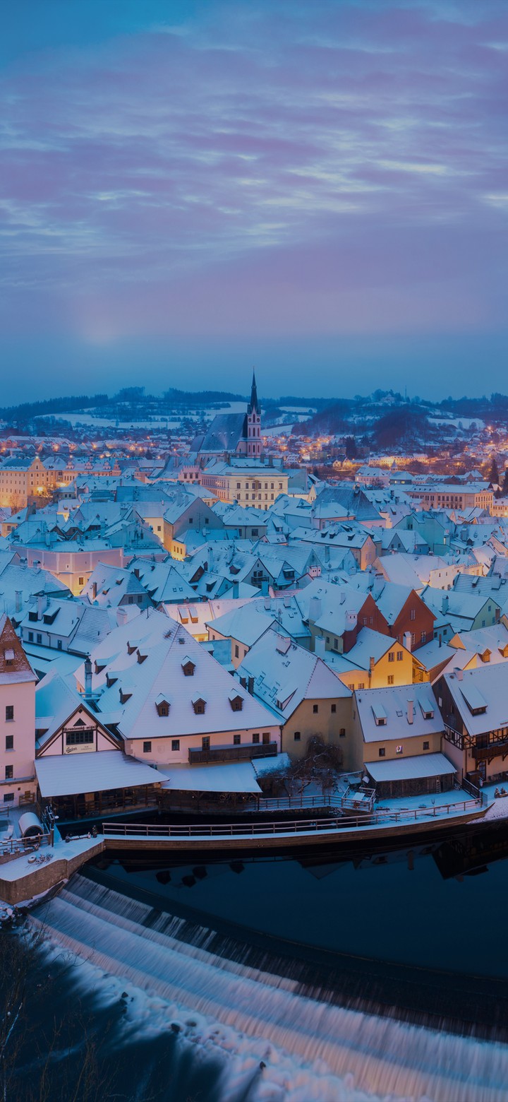 snow  town