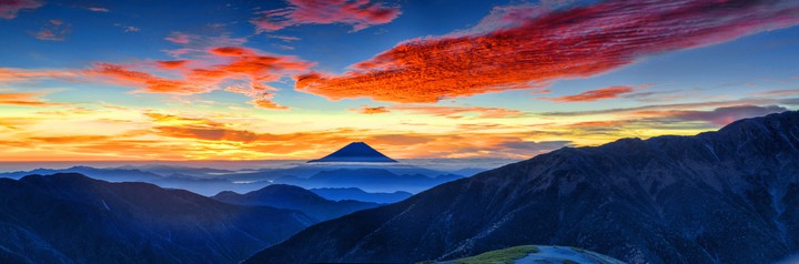 Mount Fuji panaromic 8K