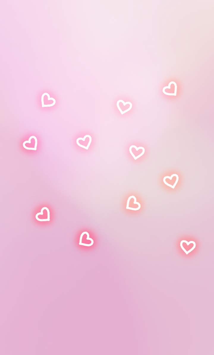 Lovely Pink Hearts Wallpaper