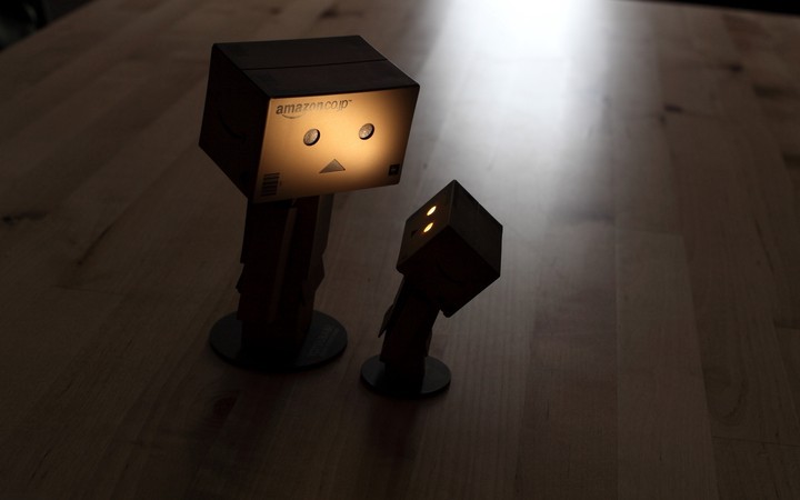 Danboard Boxes Robots Steam Parquet Shadow Dark