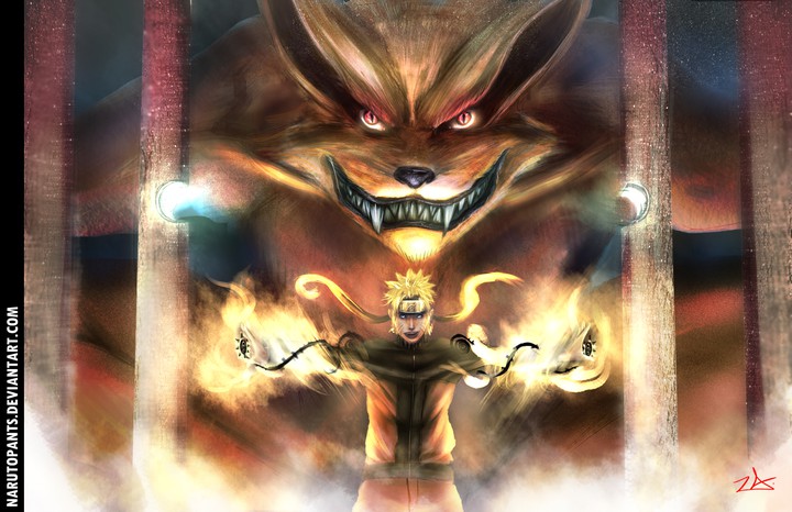Naruto with Kurama