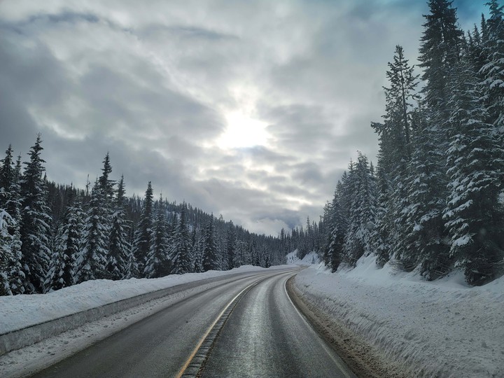 Snow road