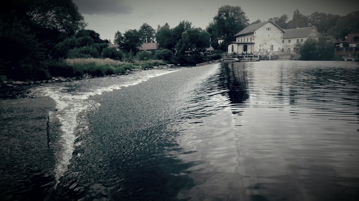 Sázava river
