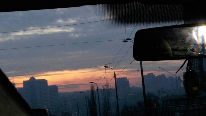 закат