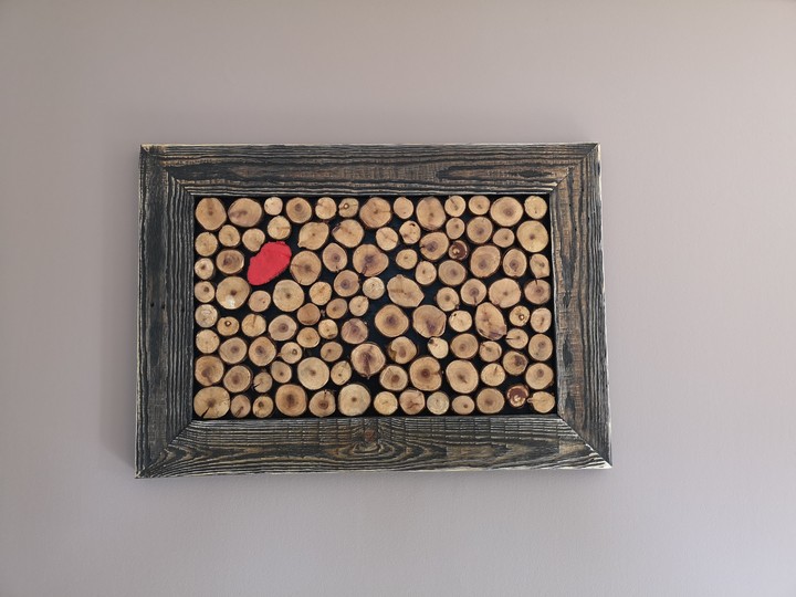 Wooden picture