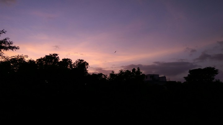 A June evening....
