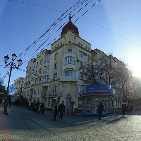 Building and sky