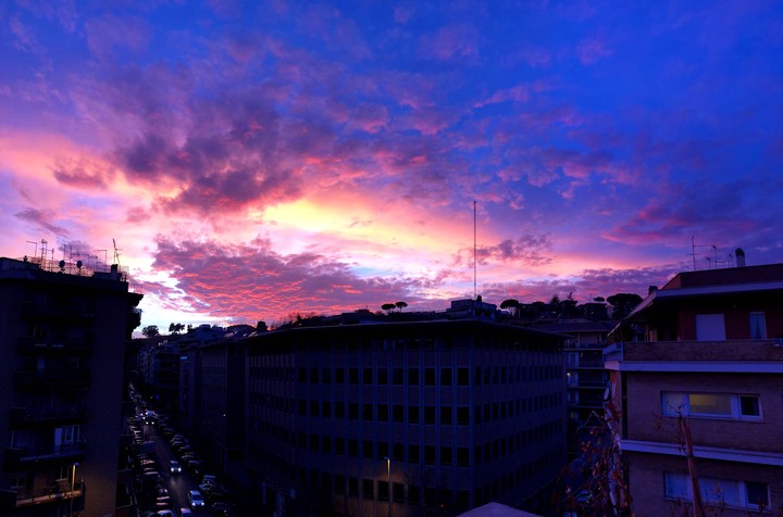 pink sunset