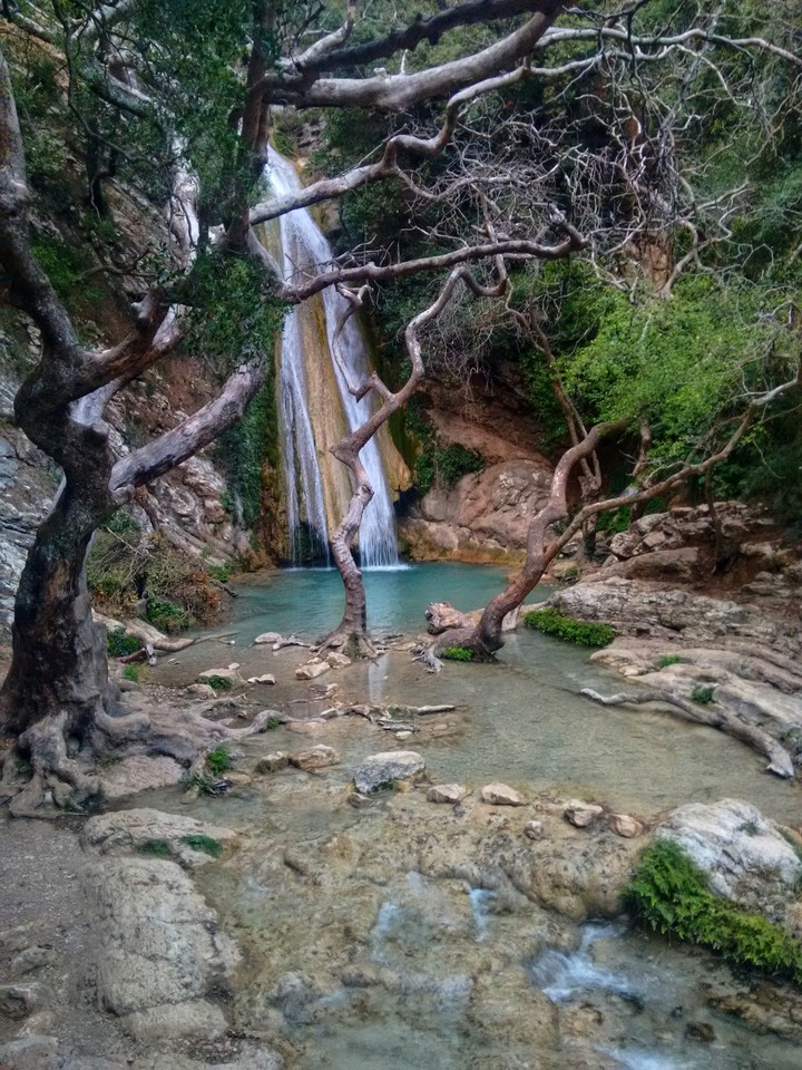 Neda waterfalls