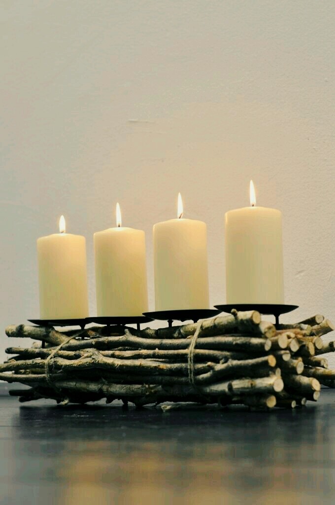 burning candles