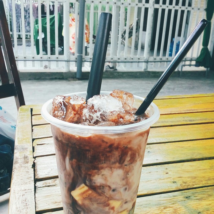 Milk tea in Viet Nam. That's delicious 