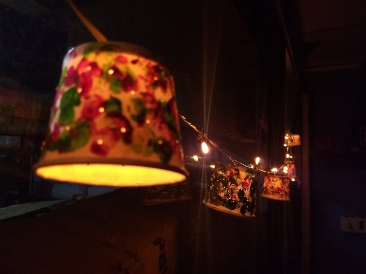 lights up