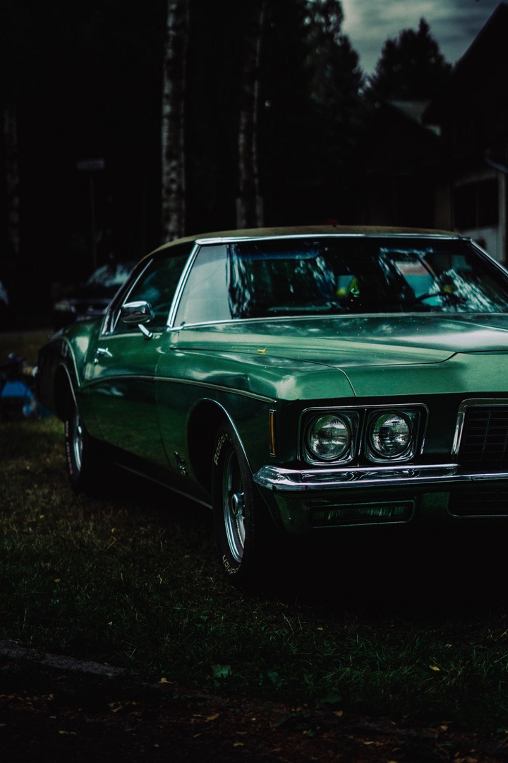 Green Classic Car