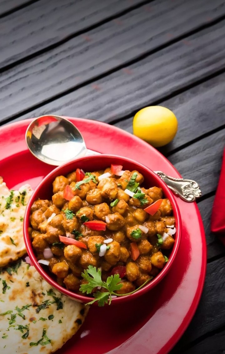 Spicy tawa chole fry with Panner kulcha♡♡♡