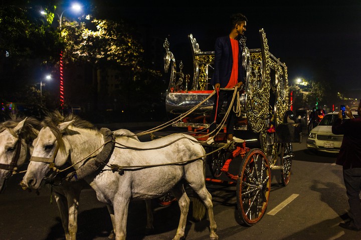 Horse cart..