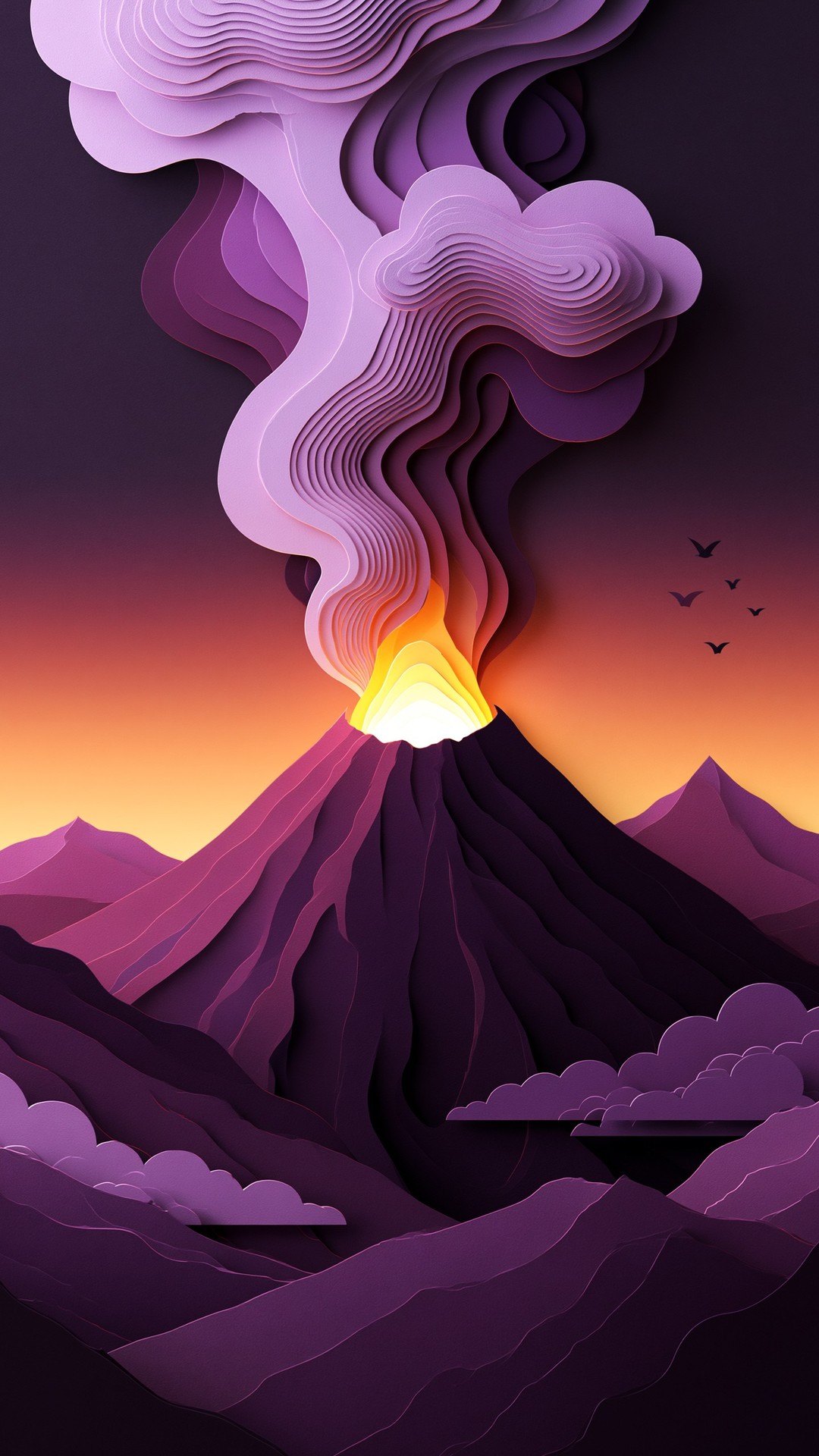 Volcano, lava Hintergrundbilder
